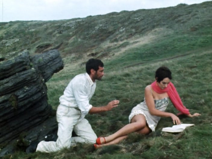 Shot of the writer and Faustine from the 1967 film adaptation