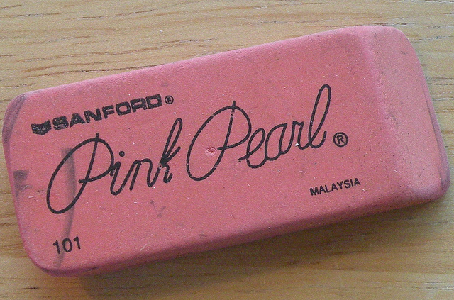 Pink Pearl eraser